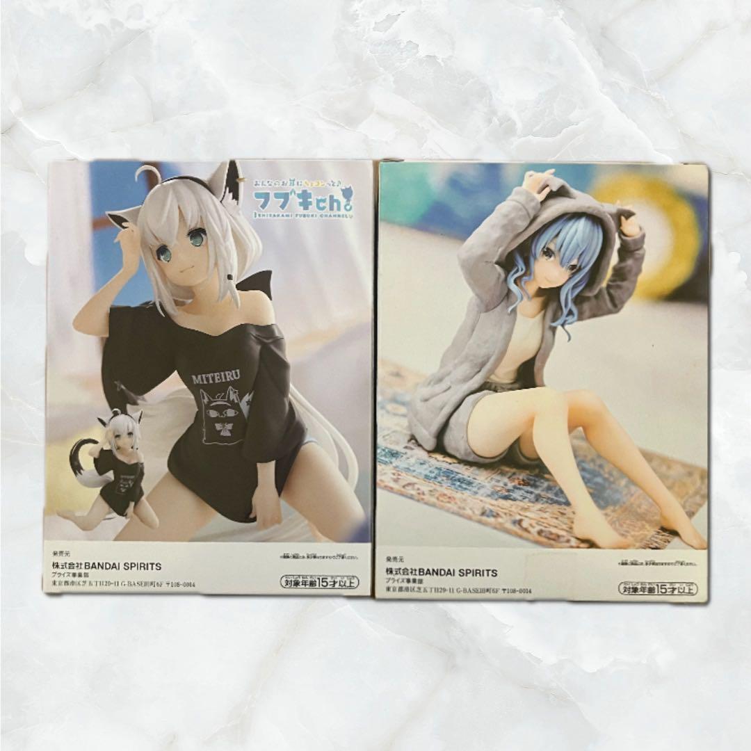 【未開封】ホロライブ Relax time フィギュア 星街すいせい＆白上フブキ