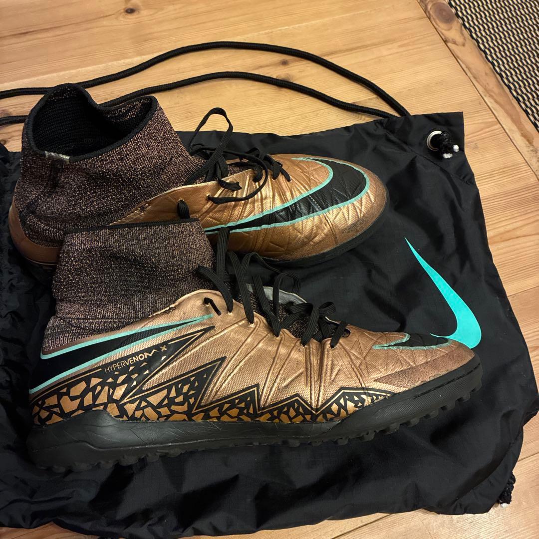 Nike Hypervenom フットサルシューズ ブラウン