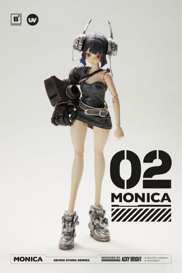 【新品未開封】Acky Bright 02 MONICA 可動フィギュア