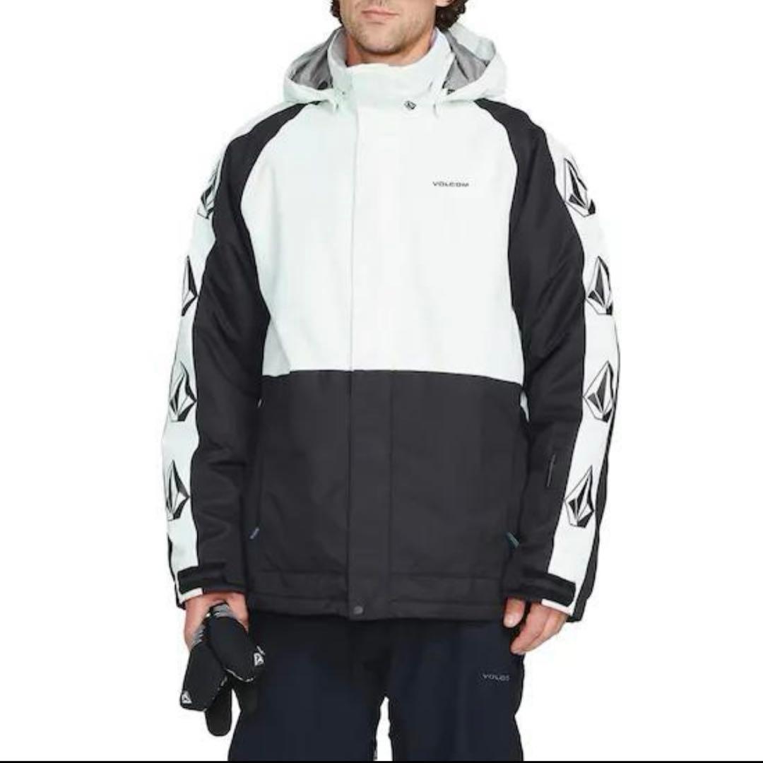 VOLCOM スノーボードウェア Sサイズ ホワイト/ブラック