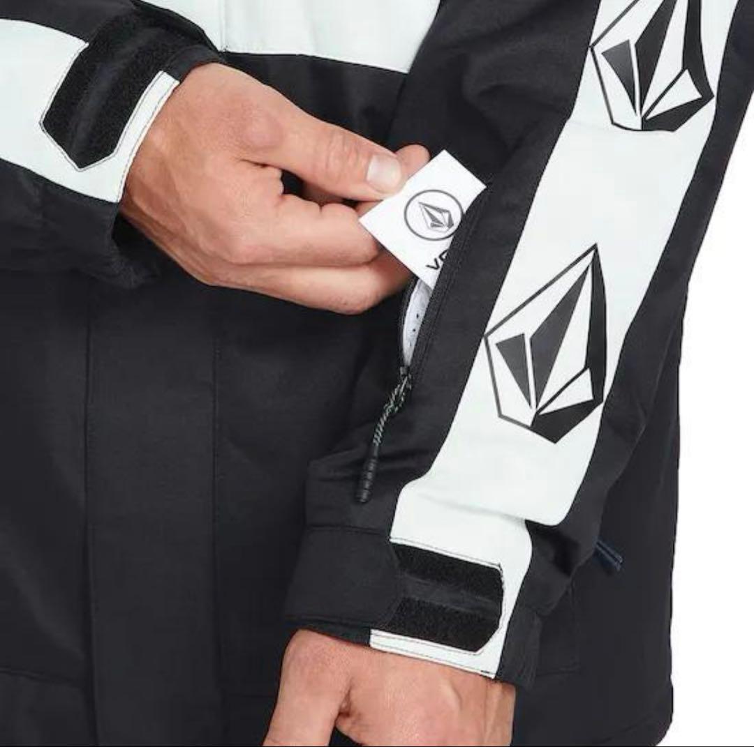 VOLCOM スノーボードウェア Sサイズ ホワイト/ブラック