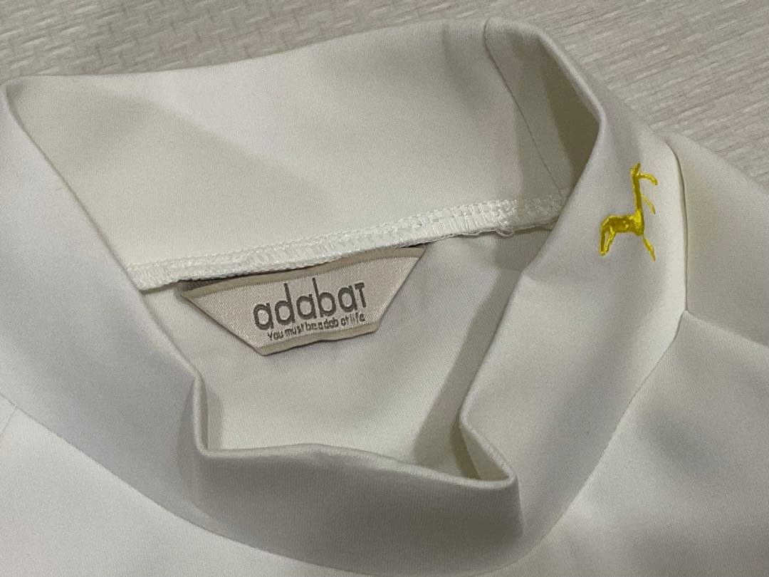 ADABAT ハイカラー 吸湿発熱 ストレッチ シャツ モックネック ロンT