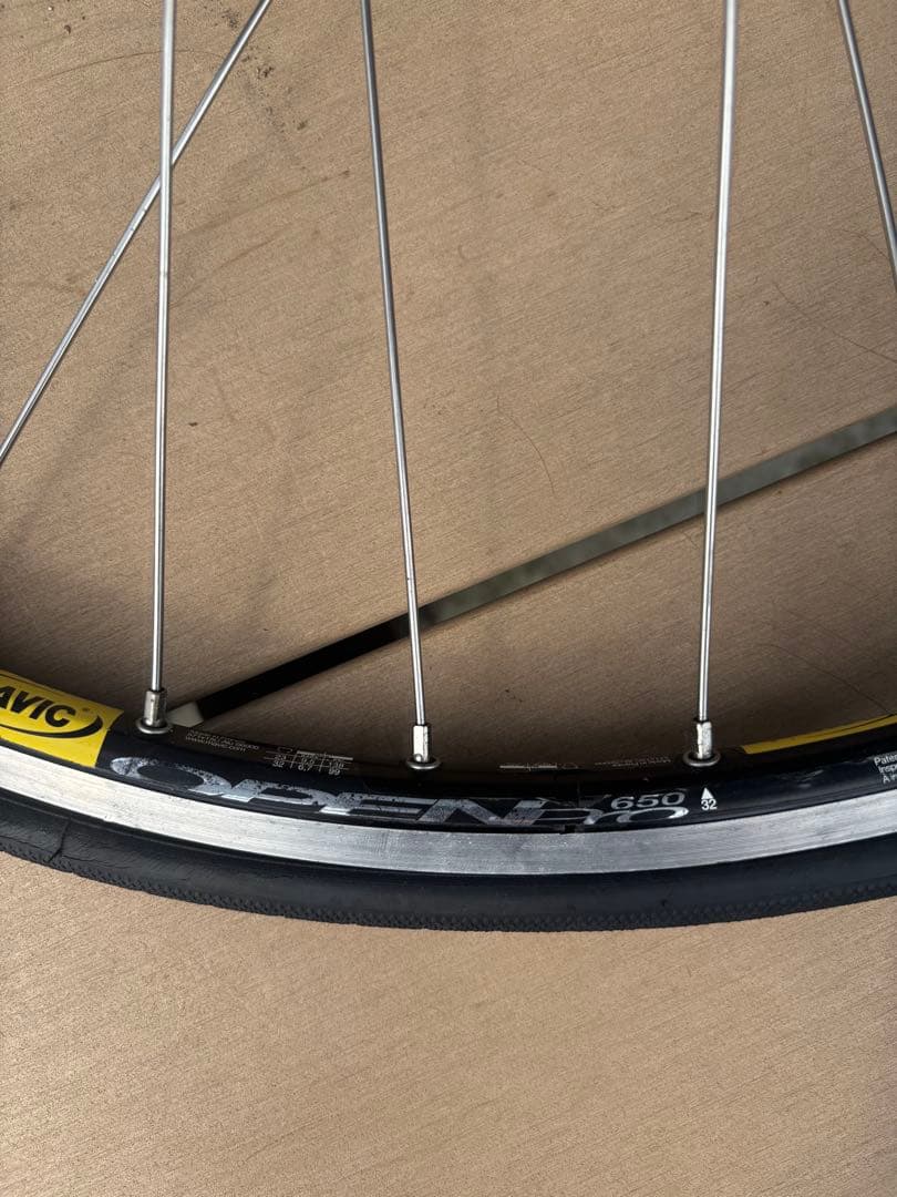 Mavic Open Pro 650c フロントホイール　ピスト