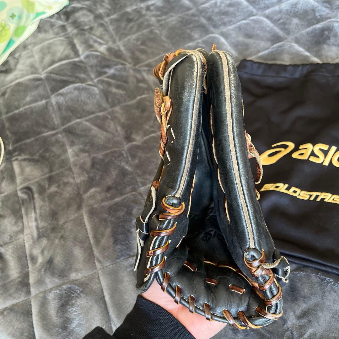 ASICS GOLDSTAGE 硬式グローブ収納袋付きてつじん