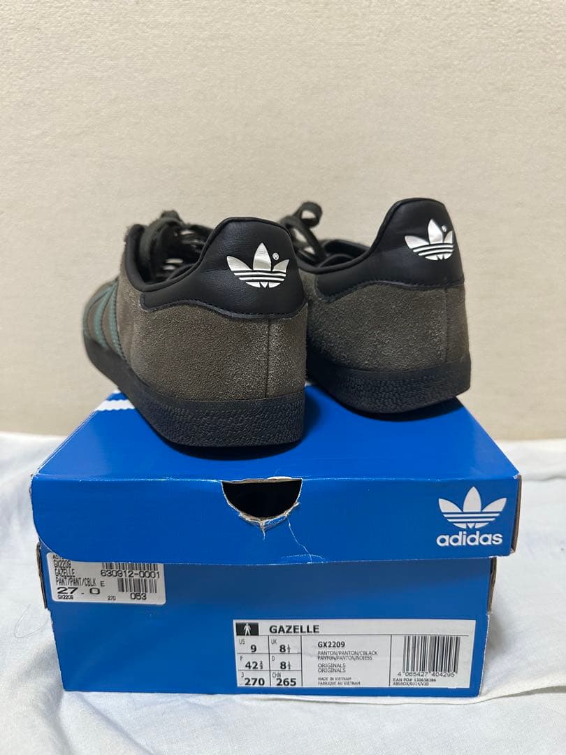 adidas Gazelle 27cm PANT / CBLK（中古美品）