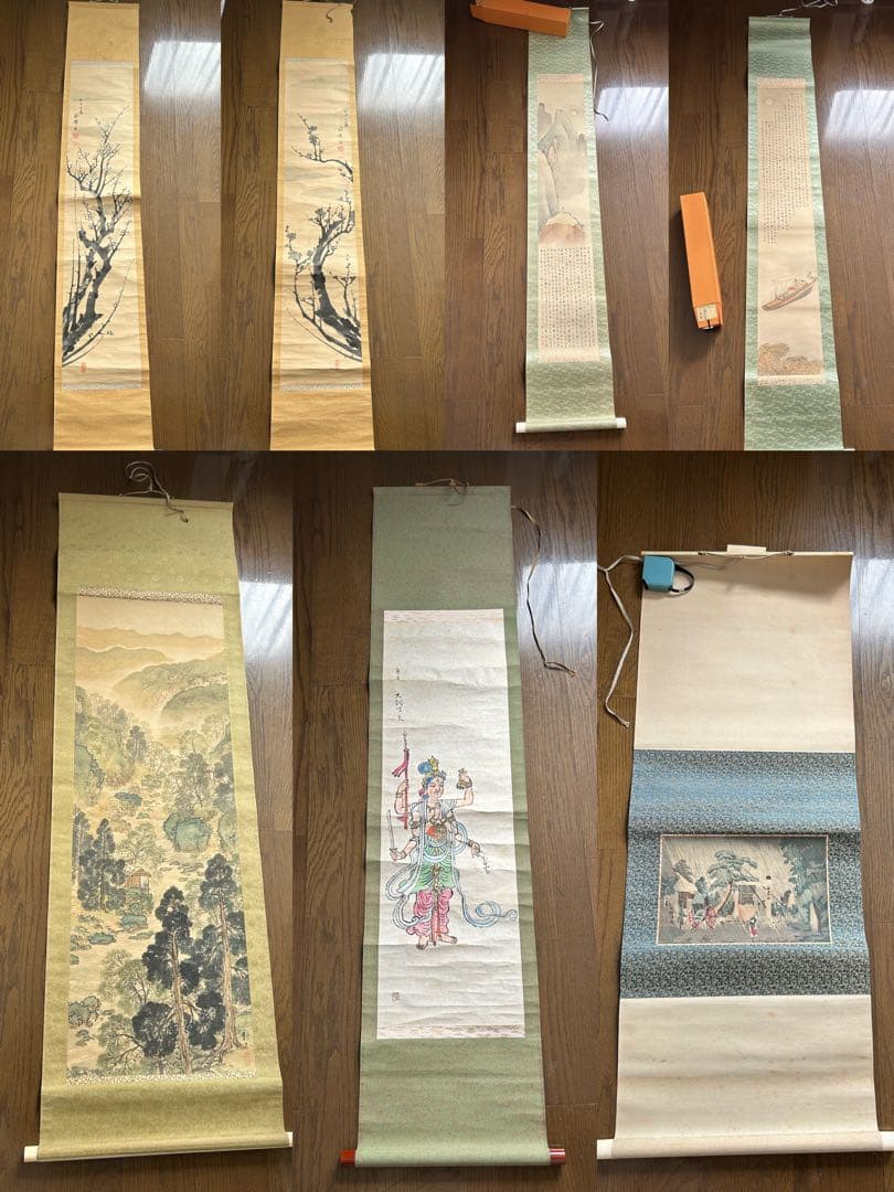 絵 色紙 掛け軸 置物 55点 まとめ売り ジャンク