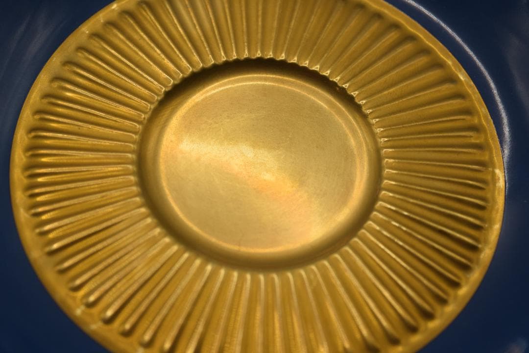 ノリタケ　スタジオ・コレクション　ブルー金彩デミタスカップ６客セット