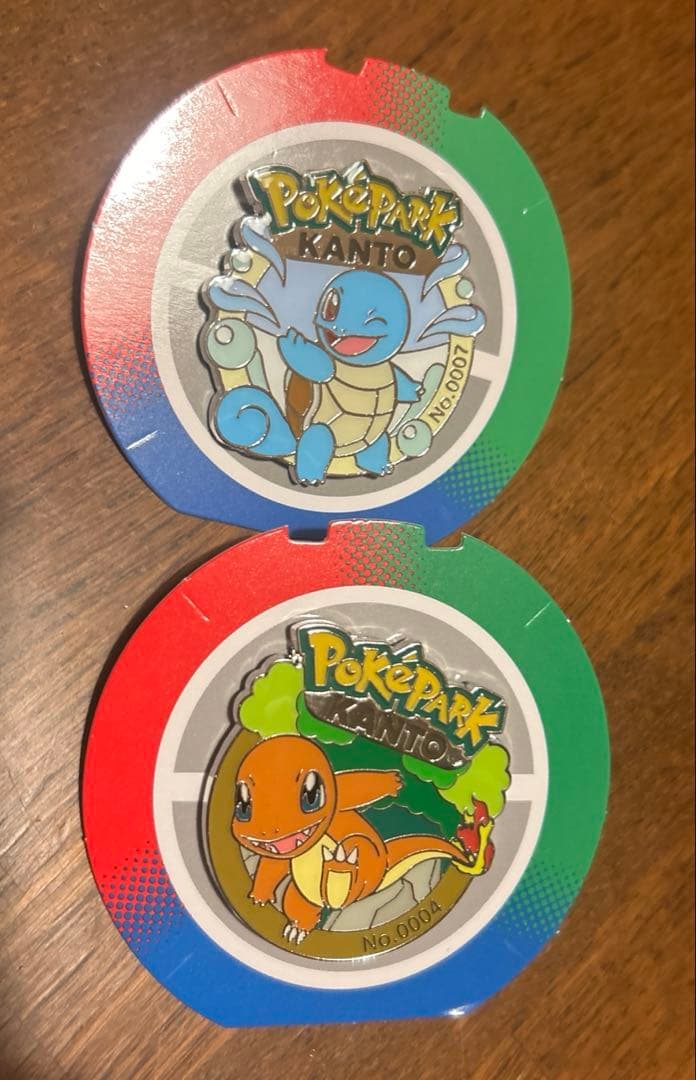 ポケパークカントー ピンズ 3個セット　ヒトカゲ　ゼニガメ
