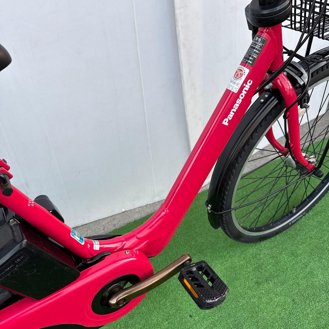 Panasonicパナソニック電動アシスト自転車26インチ 16Ah レッド