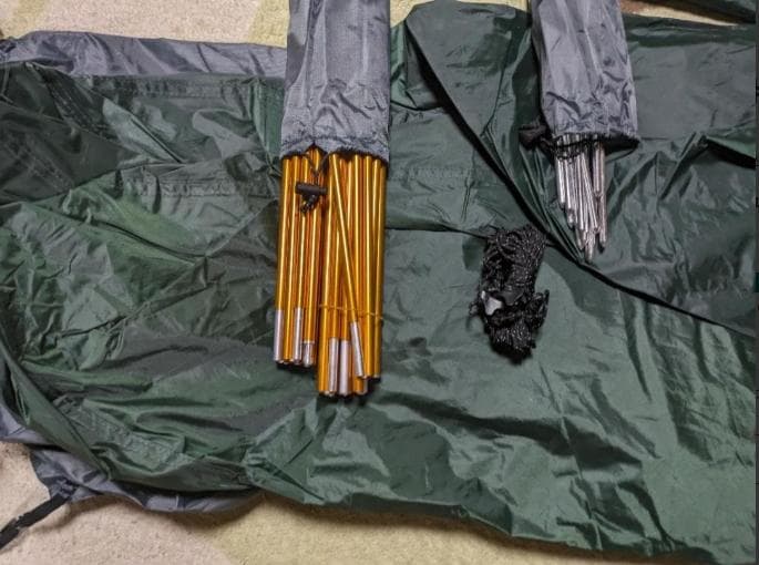 [中古]Gonex 軽量キャンプテント 3〜4人用
