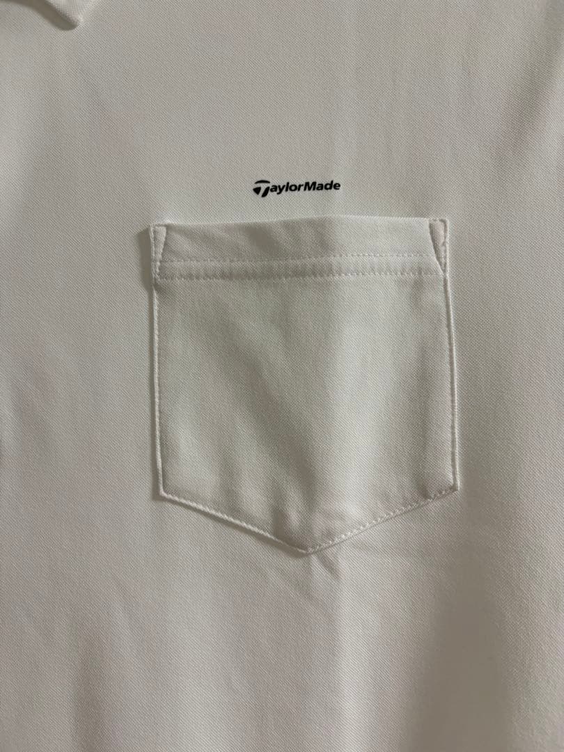 TaylorMade ホワイト ポロシャツ
