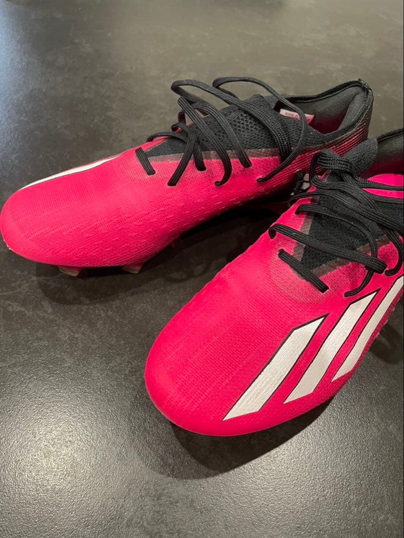 最終値下げ　adidas ピンク サッカーシューズ　25cm FG