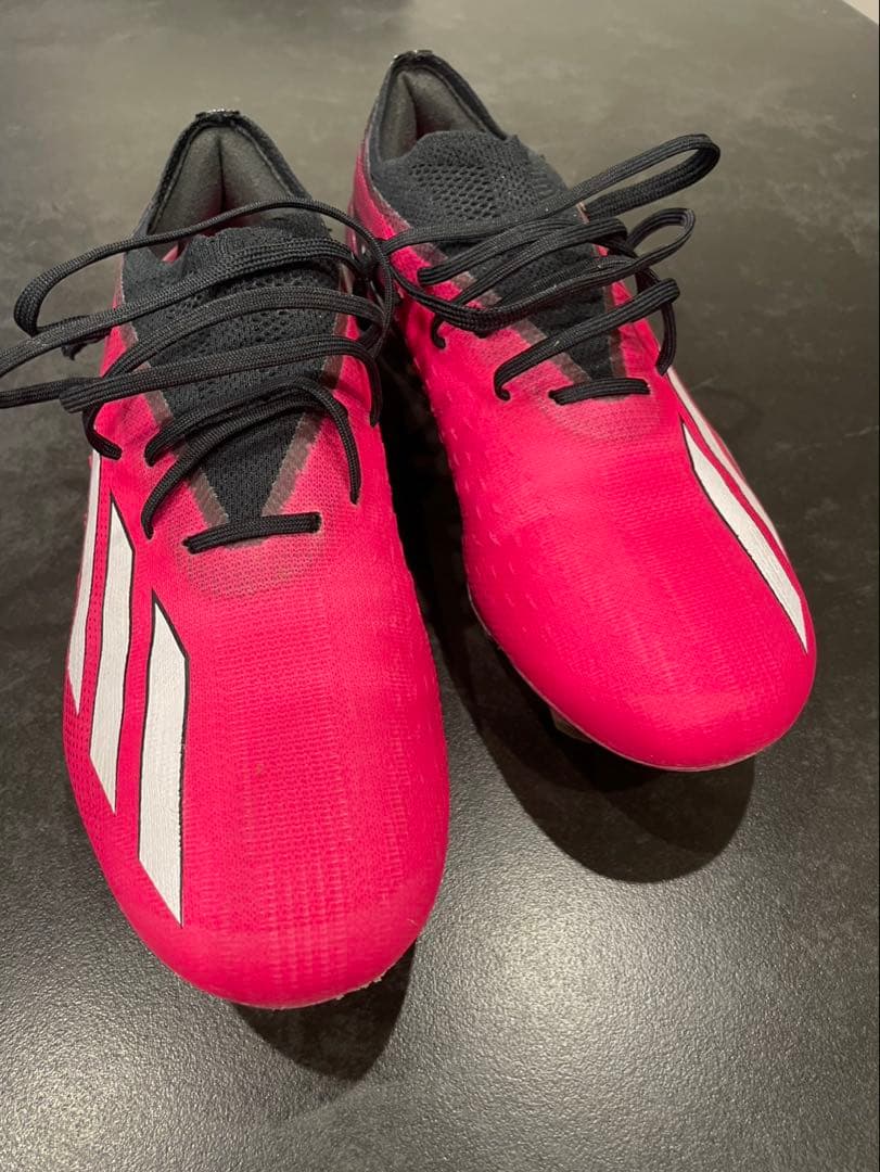 最終値下げ　adidas ピンク サッカーシューズ　25cm FG