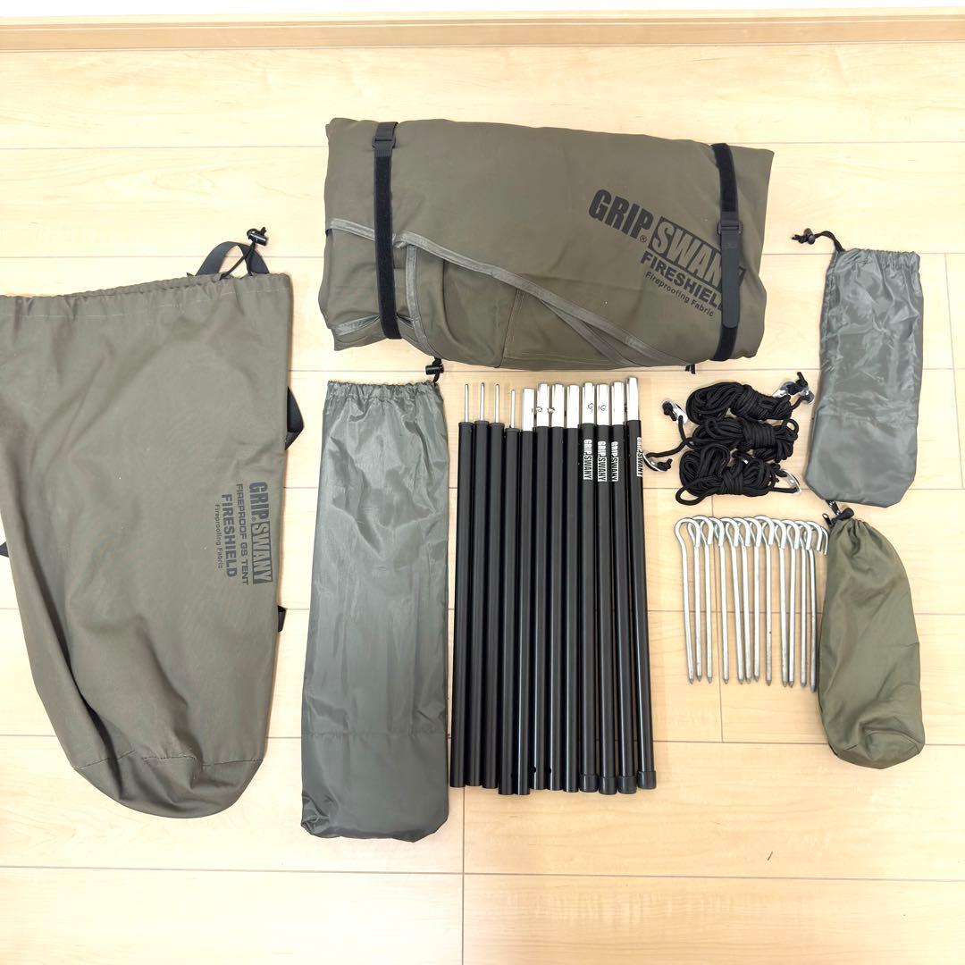 【極美品✨】グリップスワニー ファイヤープルーフ テント GST-01