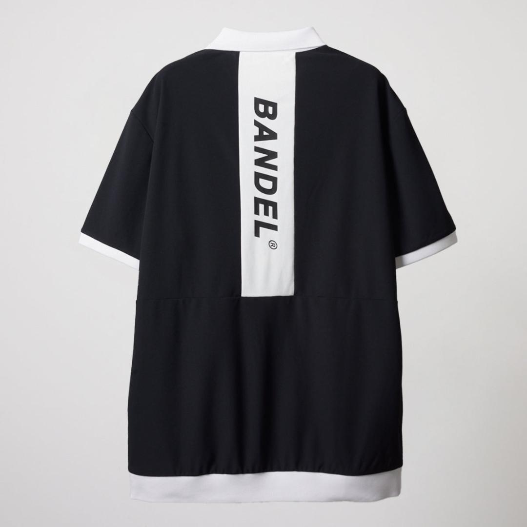 バンデルBANDEL golfゴルフLサイズ/ブラック黒Tシャツ半袖ポロシャツ