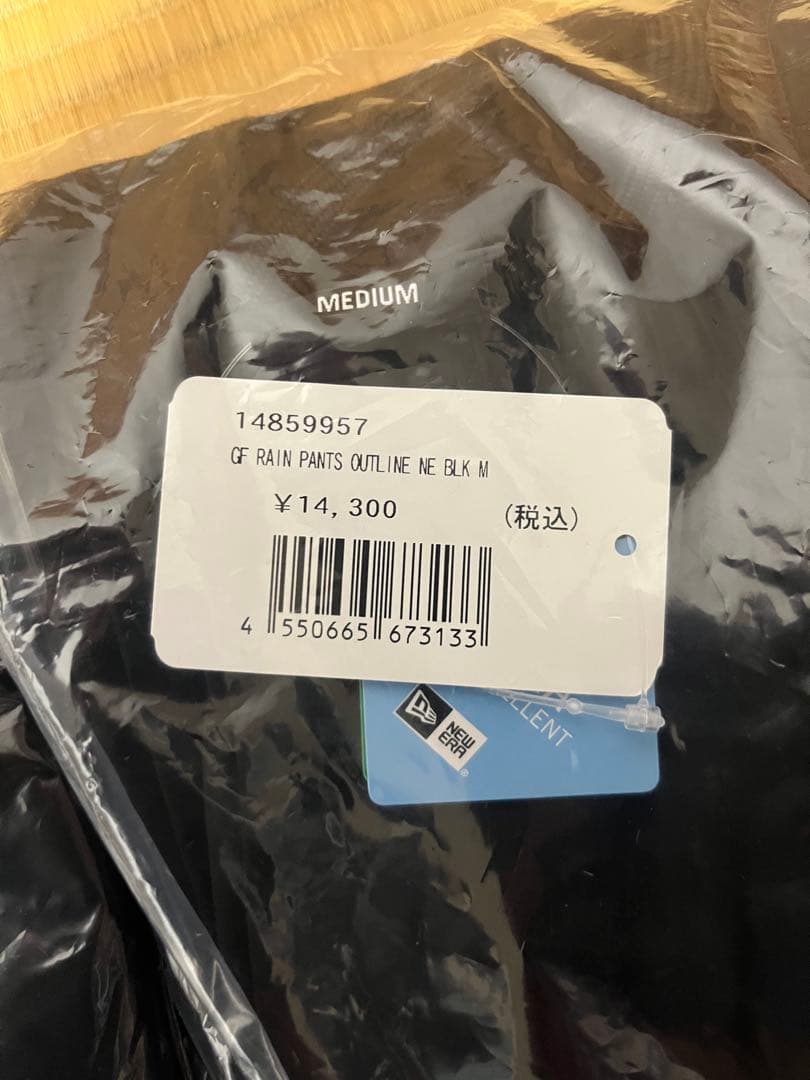 NEW ERA ニューエラゴルフ レインウェア アウトラインロゴ セットアップM