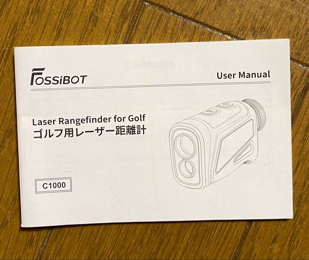 FossiBOT G1000 ゴルフ用レーザー距離計
