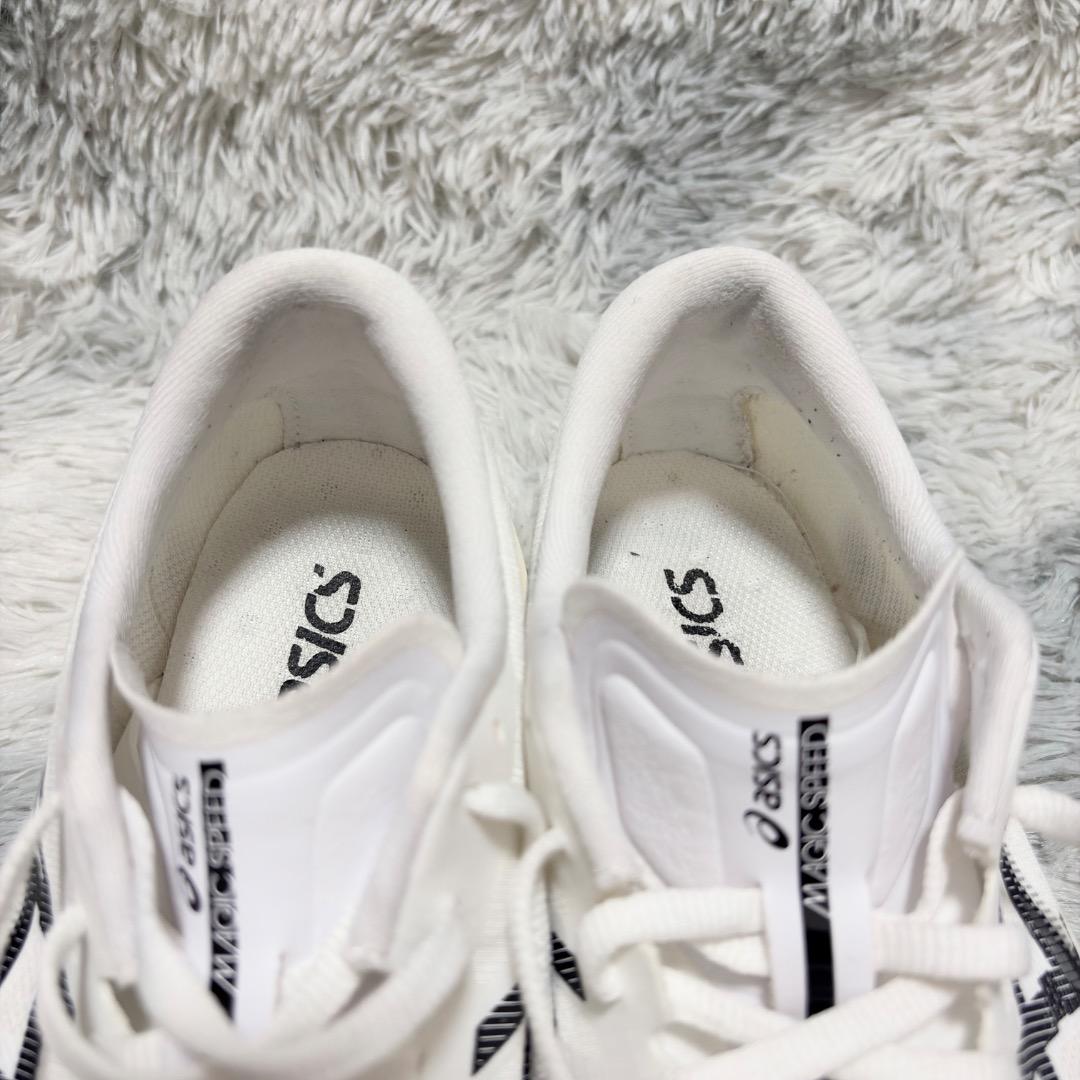 美品✨asics MAGIC SPEED 4 26.0 ランニングシューズ 白