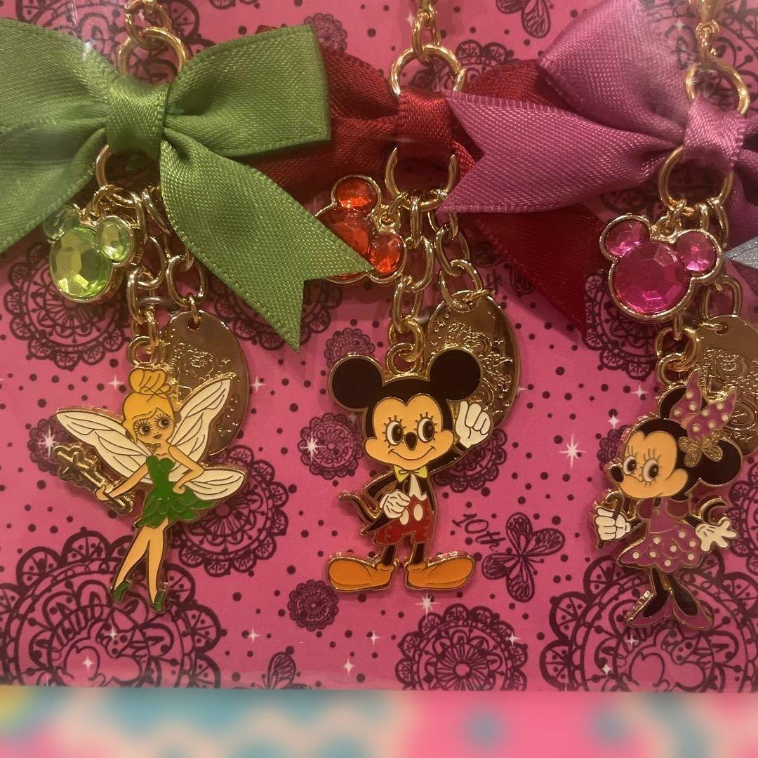 香港ディズニー　キャラクターキーホルダー 5個セット アリス　チャン　コラボ