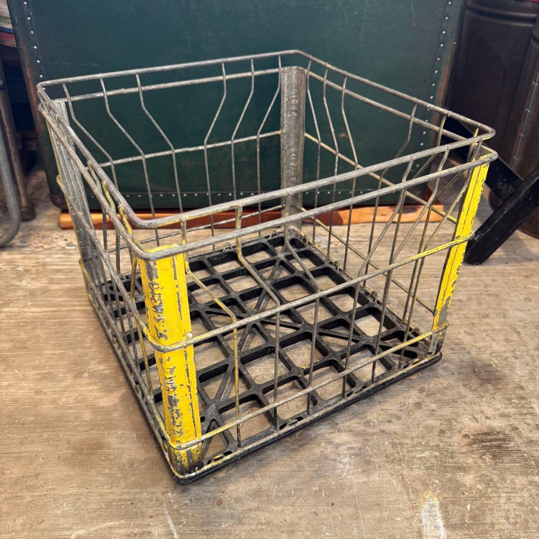 テント・タープ Vtg wire l milk crate USA 70's