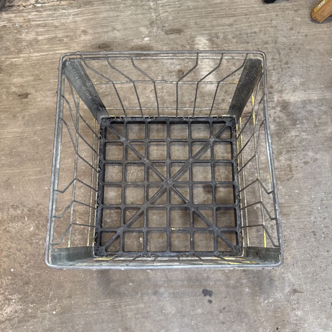 テント・タープ Vtg wire l milk crate USA 70's