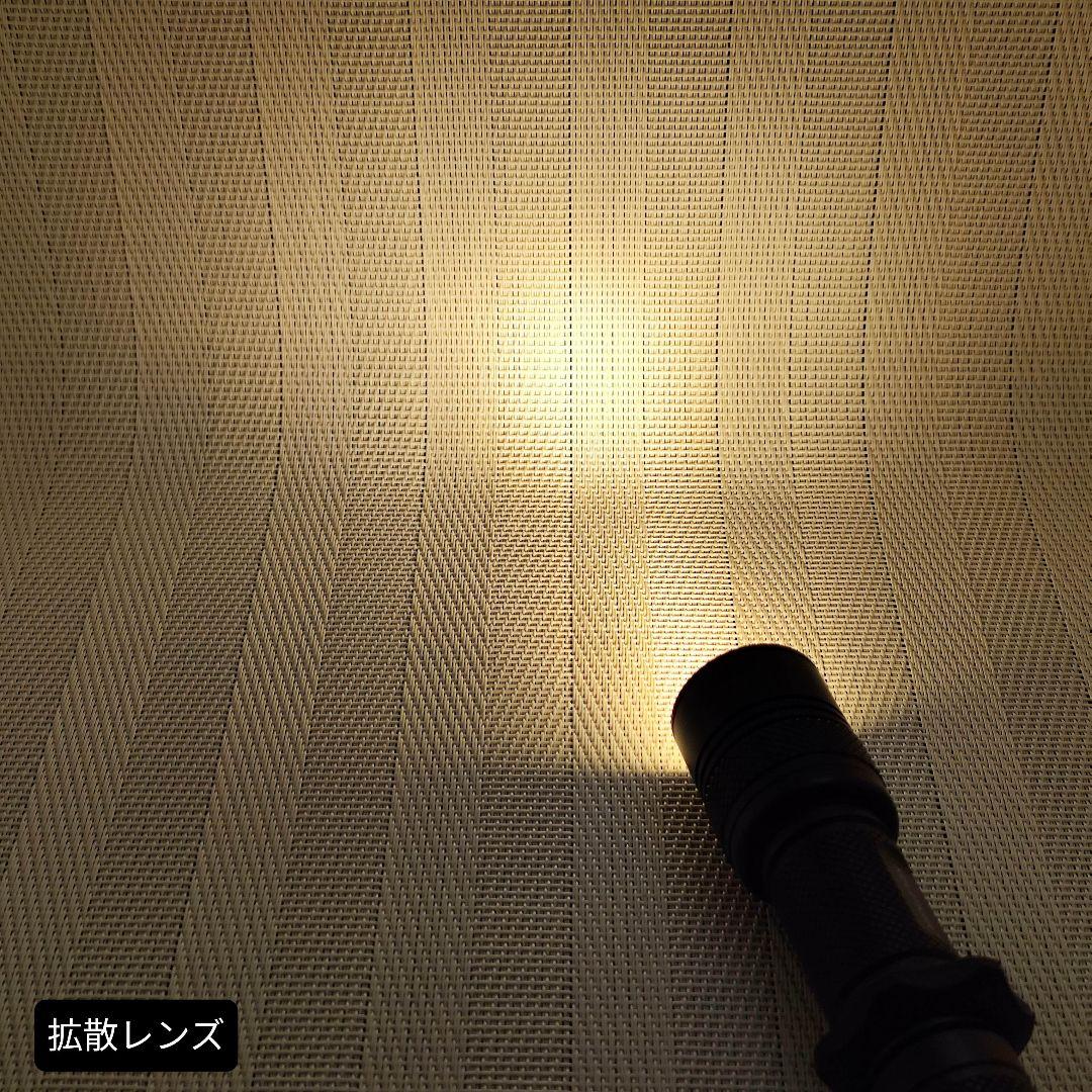 18650充電池対応 P60系モジュールホスト＋電球色LEDモジュール