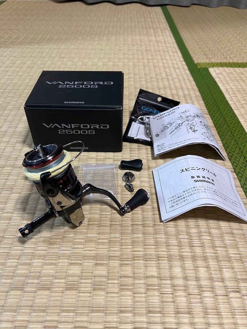 美品 SHIMANO 20 VANFORD 2500S ゴメクサス付属