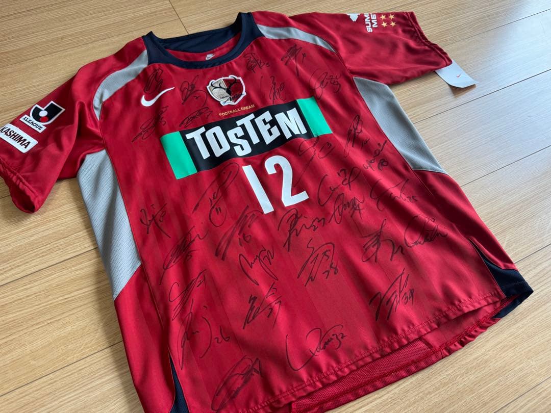 鹿島アントラーズ　サイン入りユニフォーム　Jリーグ　鹿島　サッカー　コレクション