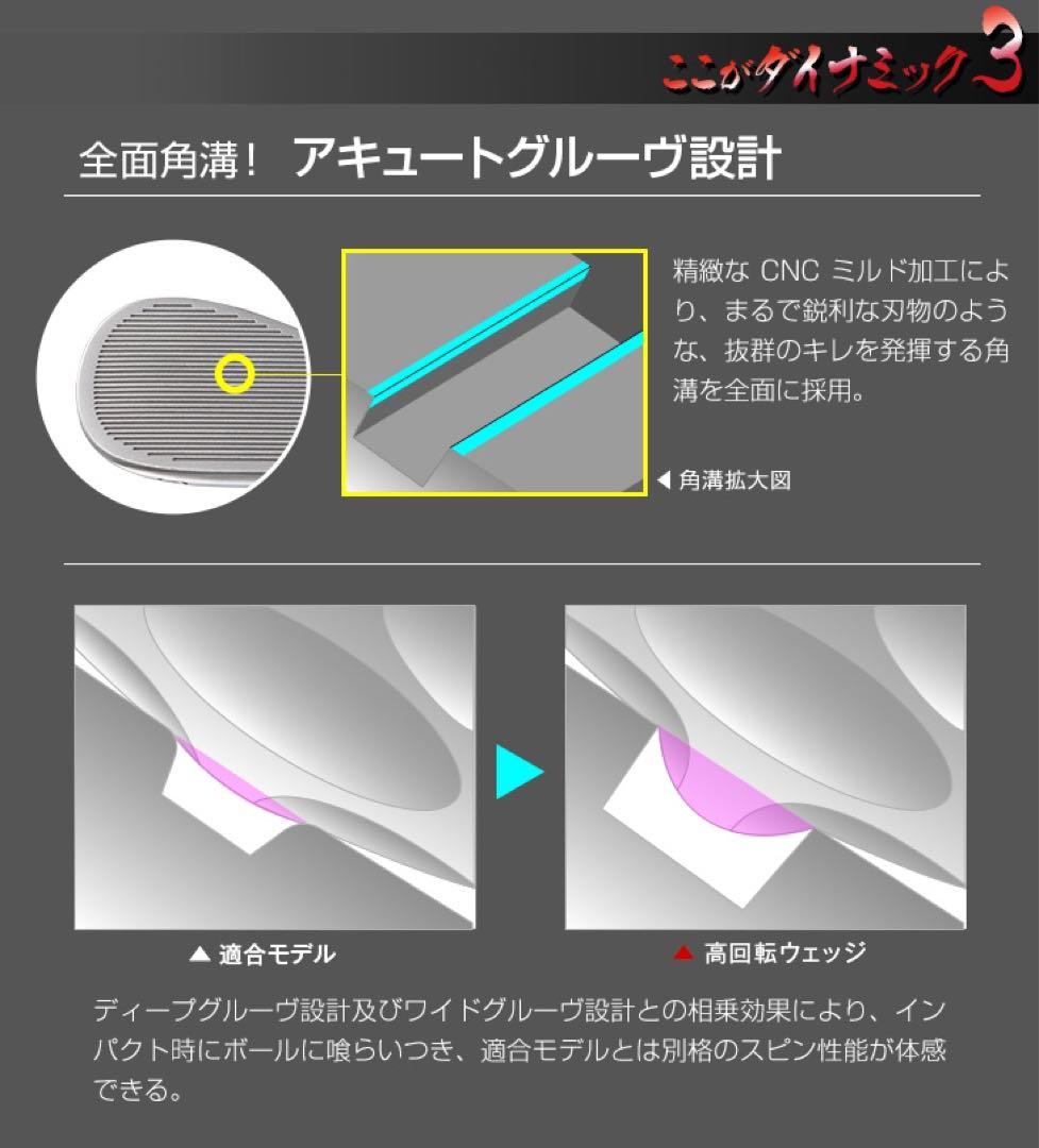 選べる2本★ ボーケイ より止まる世界最強スピンで寄せワン連発ハイスピンウェッジ