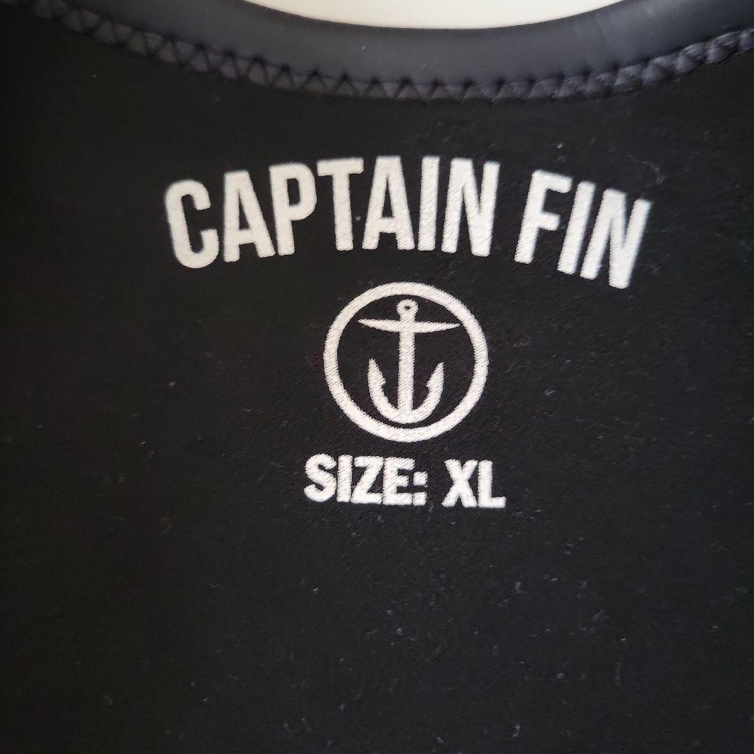 CAPTAIN FIN タッパー　ベスト サイズ XL 　ブラック