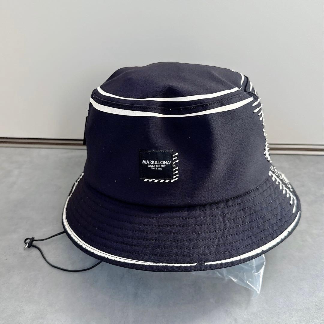 美品 ★ 完売モデル MARK&LONA バゲットハット 帽子 マーク&ロナ 黒