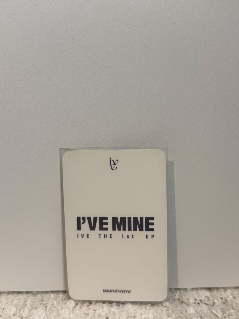 IVE ウォニョン トレカ soundwave ペンサ イヤーマフ MINE