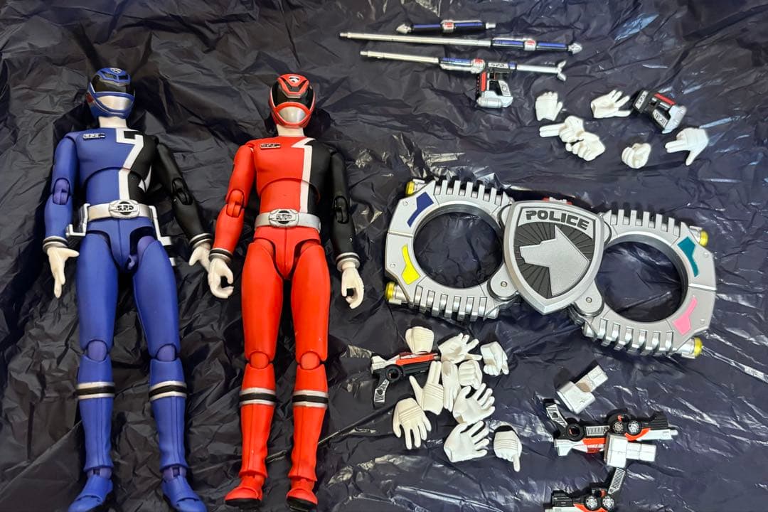 ジャンク　S.H.Figuarts デカレッド　デカブルーセット