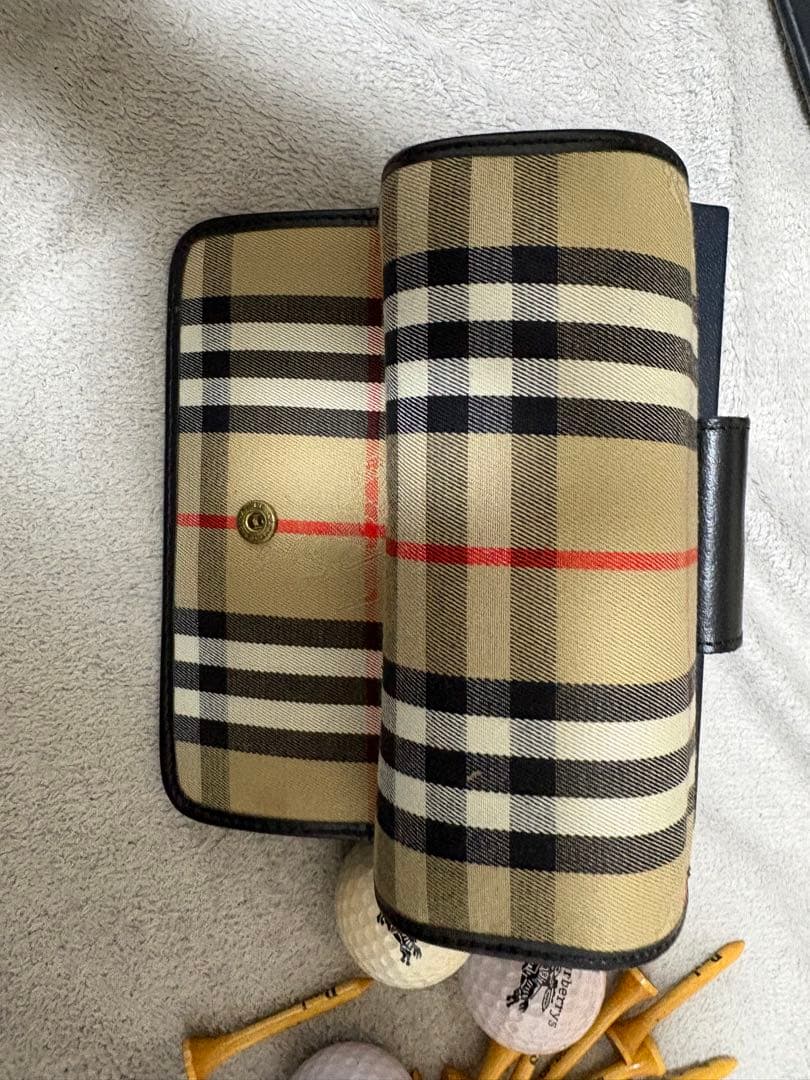 Burberry Golf バーバリー ボールケース ボール入　ティー入　鉛筆入
