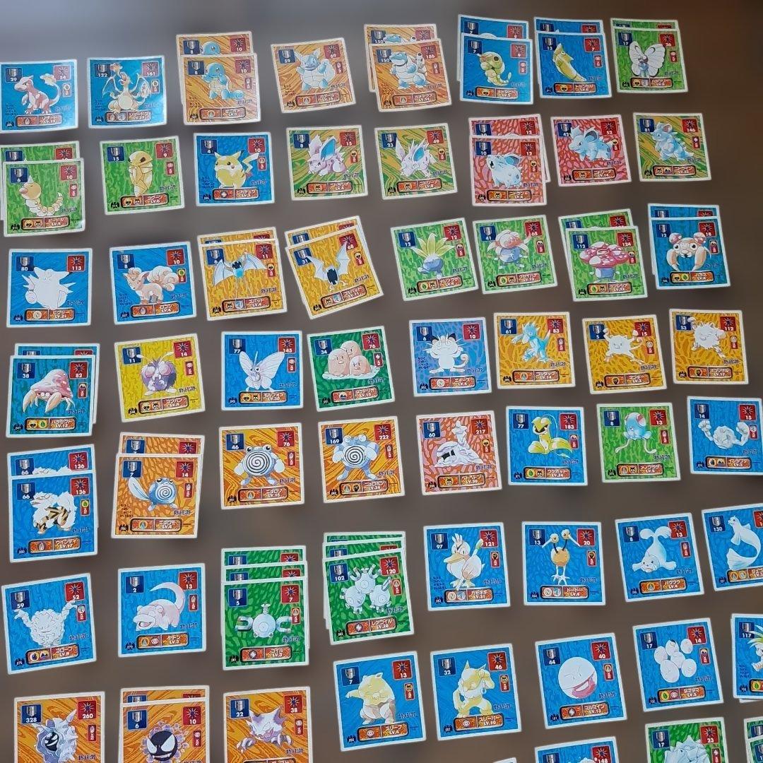 アマダ ポケモン シール烈伝 セット 123枚 1996年製