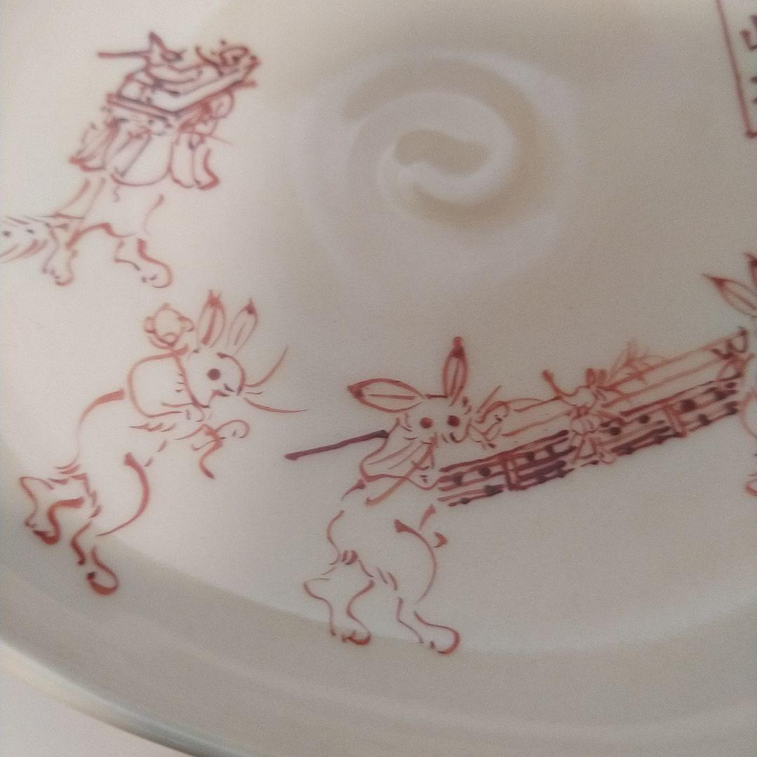 お値下げ可能品　鳥獣戯画　高山寺（赤塗り）変形取り皿