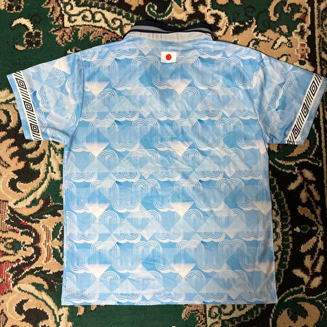 UMBRO x MUNDIAL アンブロ　L シャツ　ブルー