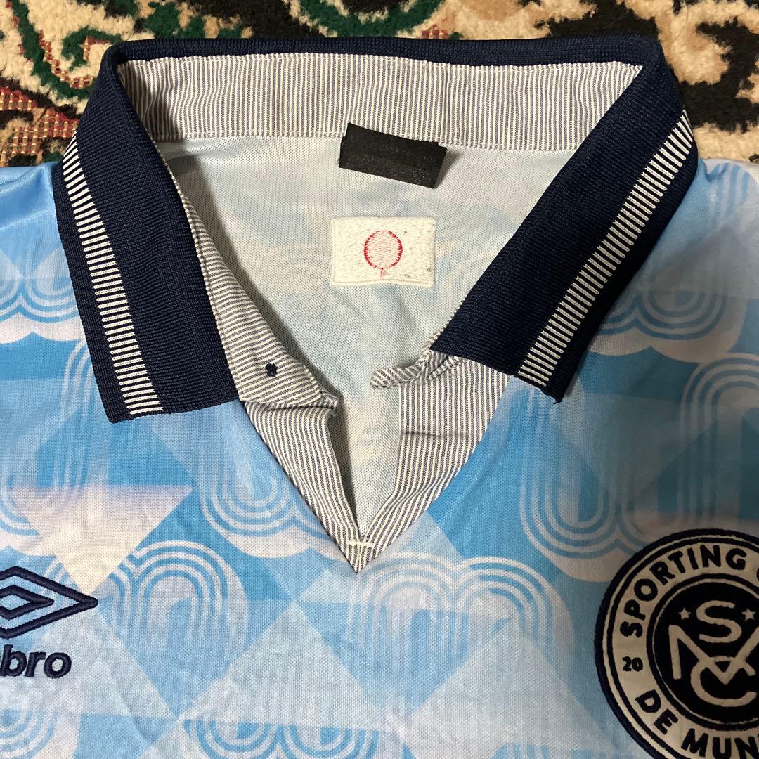 UMBRO x MUNDIAL アンブロ　L シャツ　ブルー
