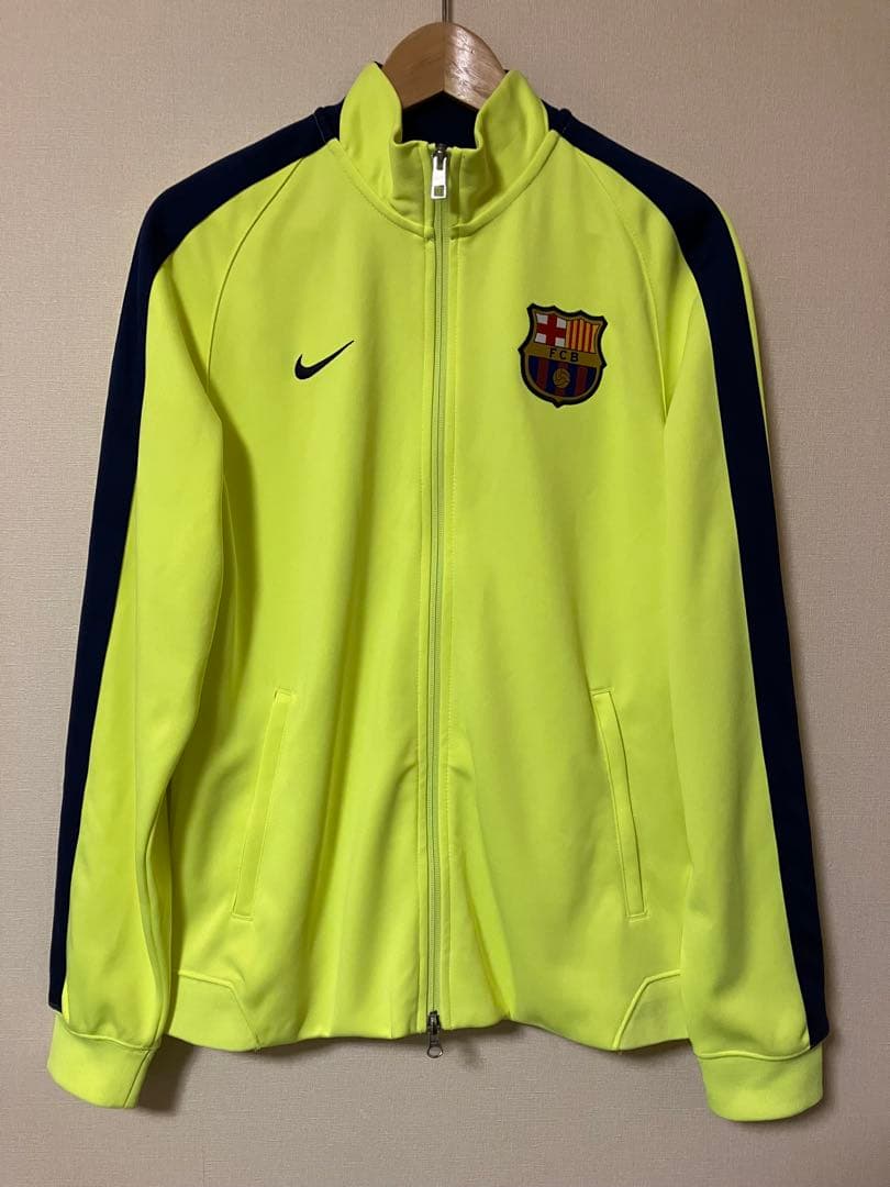 Nike FCバルセロナ イエロー アンセムジャージ トラックトップ 2014