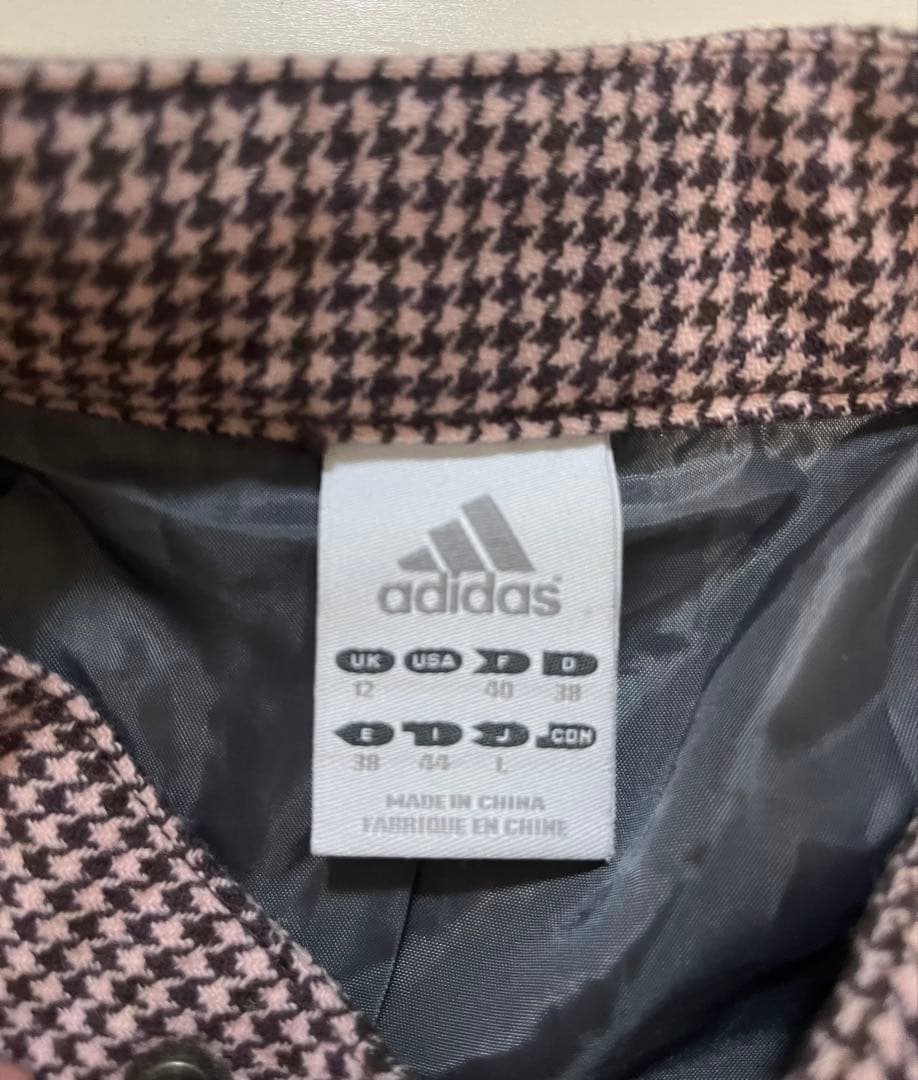 adidas アディダスゴルフ　セットアップ　千鳥柄