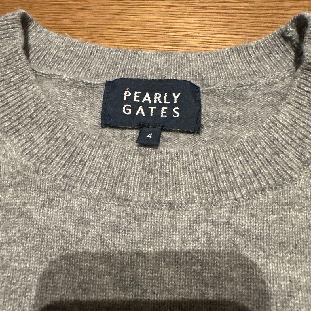 PEARLY GATES グレー 長袖セーター
