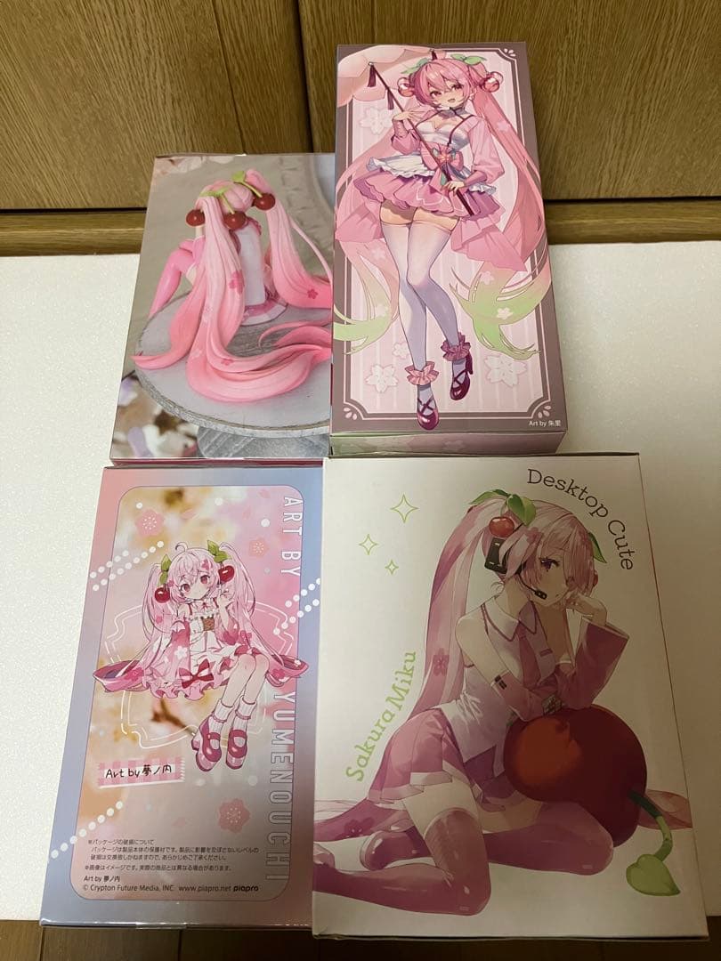 桜ミク　フィギュア　セット