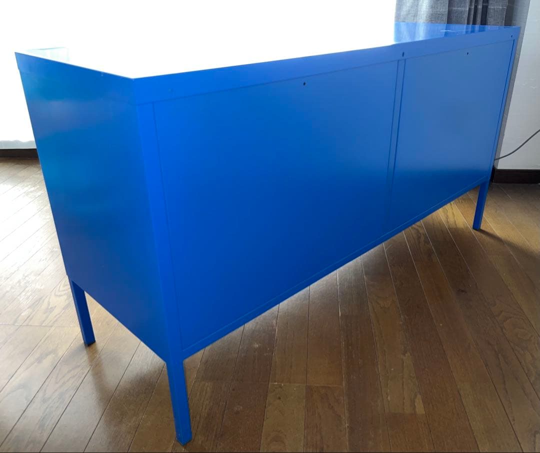 IKEA イケア PS キャビネット ブルー 青 廃盤 インダストリアル