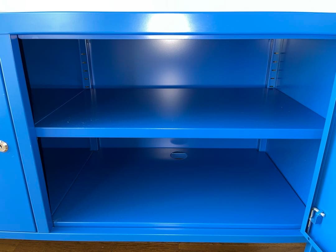 IKEA イケア PS キャビネット ブルー 青 廃盤 インダストリアル
