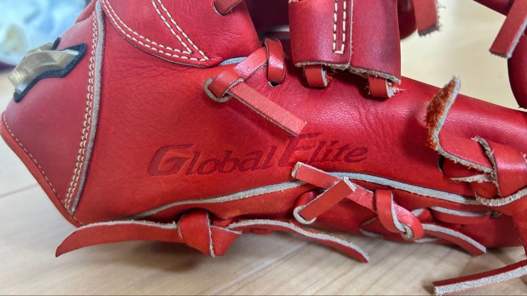 Global Elite 野球用グローブ 赤