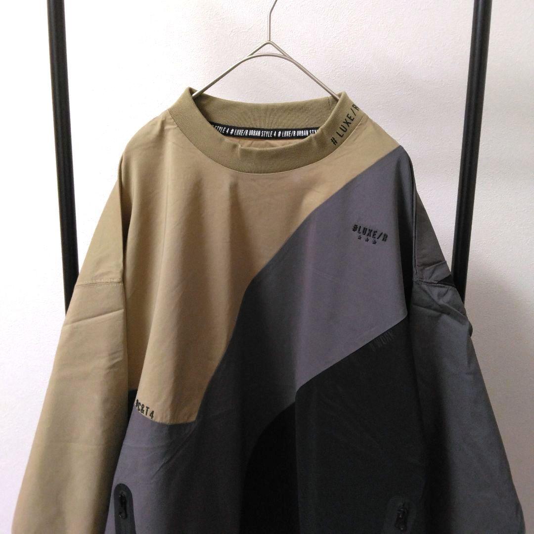[サンプルSALE /D389 ] LUXE/R ナイロン布帛プルオーバー
