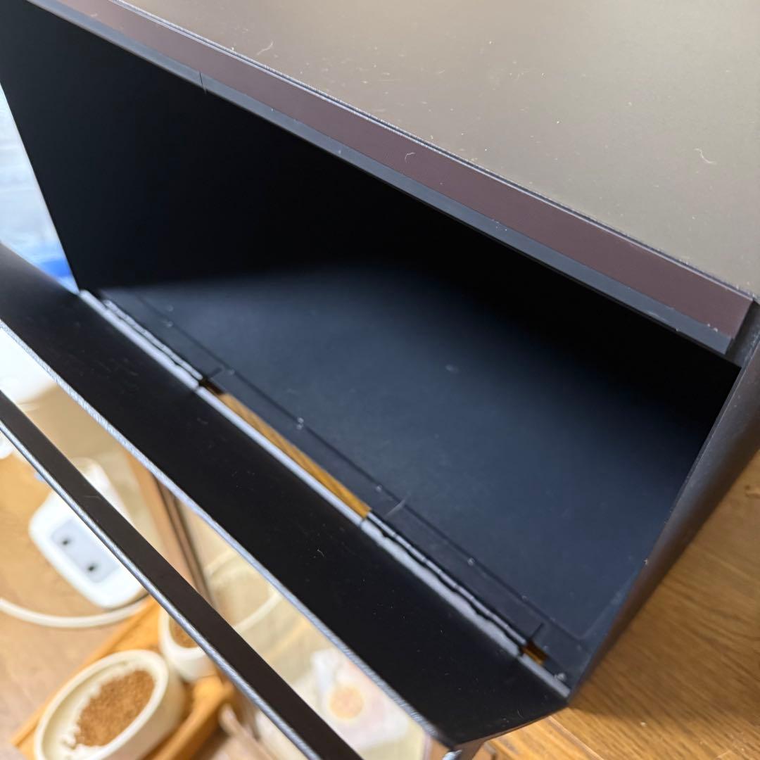 【入手困難】　山崎実業 タワー ブレッドケース ブラック 27L マグネット対応
