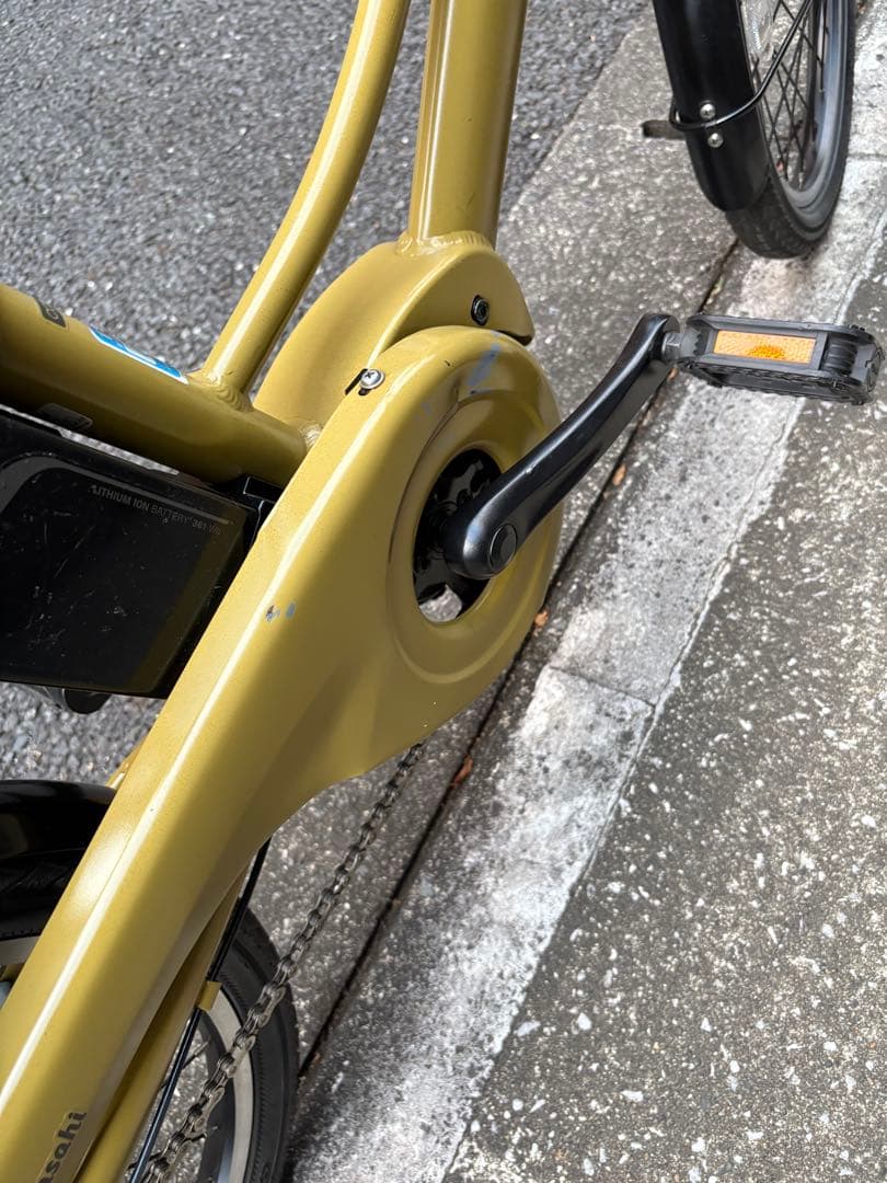 電動アシスト機能付き自転車　アサヒ　エナシスコンパクト　電動アシスト　20インチ