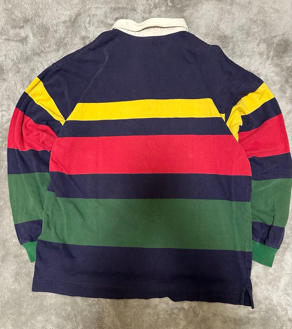 90s nautica ラガーシャツ 刺繍 XL 古着 ヴィンテージ