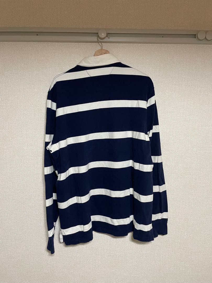 POLO RALPH LAUREN ラガーシャツ ネイビー/ホワイト